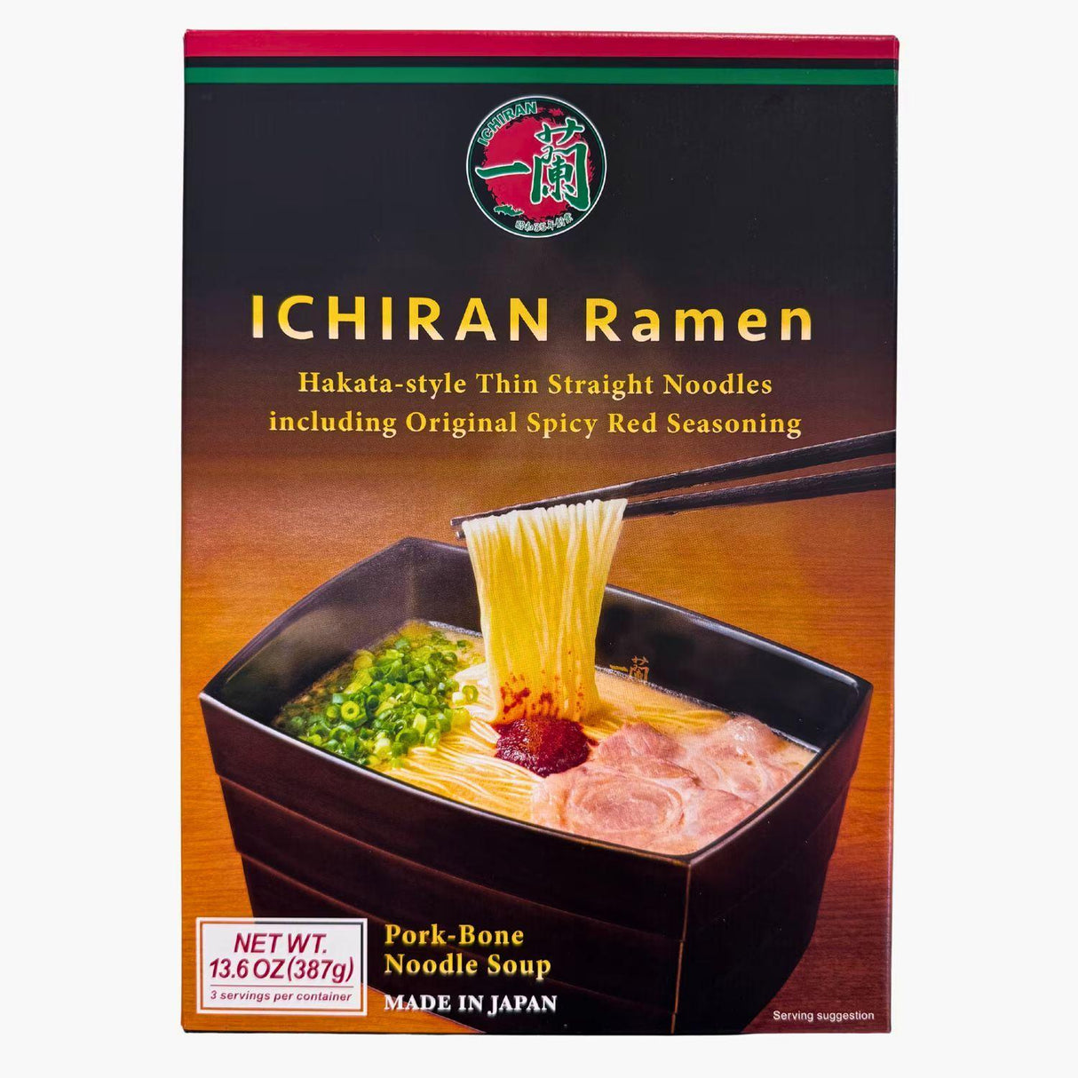 ICHIRAN RAMEN 3 SVG 13.6OZ/387G