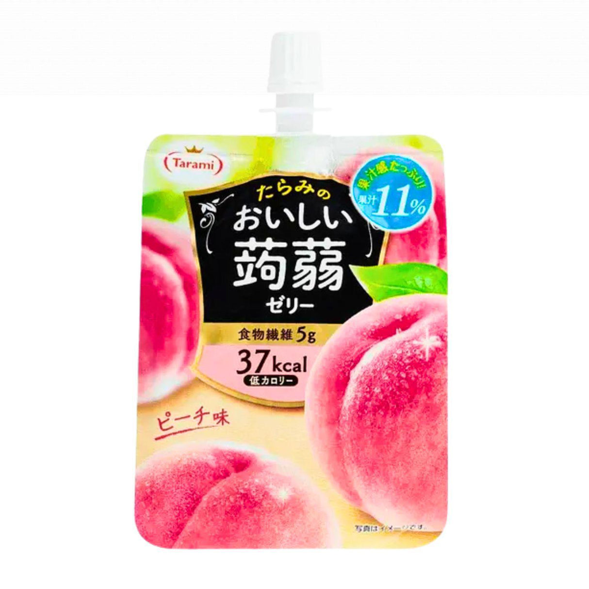 TARAMI SOFT JELLY DRINK PEACH 5.2OZ