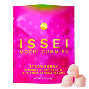 ISSEI MOCHI GUMMIES STRAWBERRY 4OZ/113G - GOHAN Market