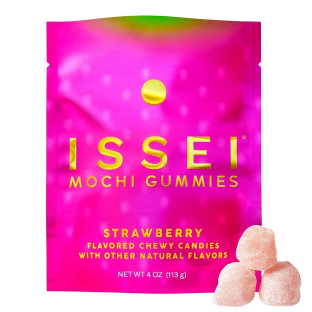 ISSEI MOCHI GUMMIES STRAWBERRY 4OZ/113G - GOHAN Market
