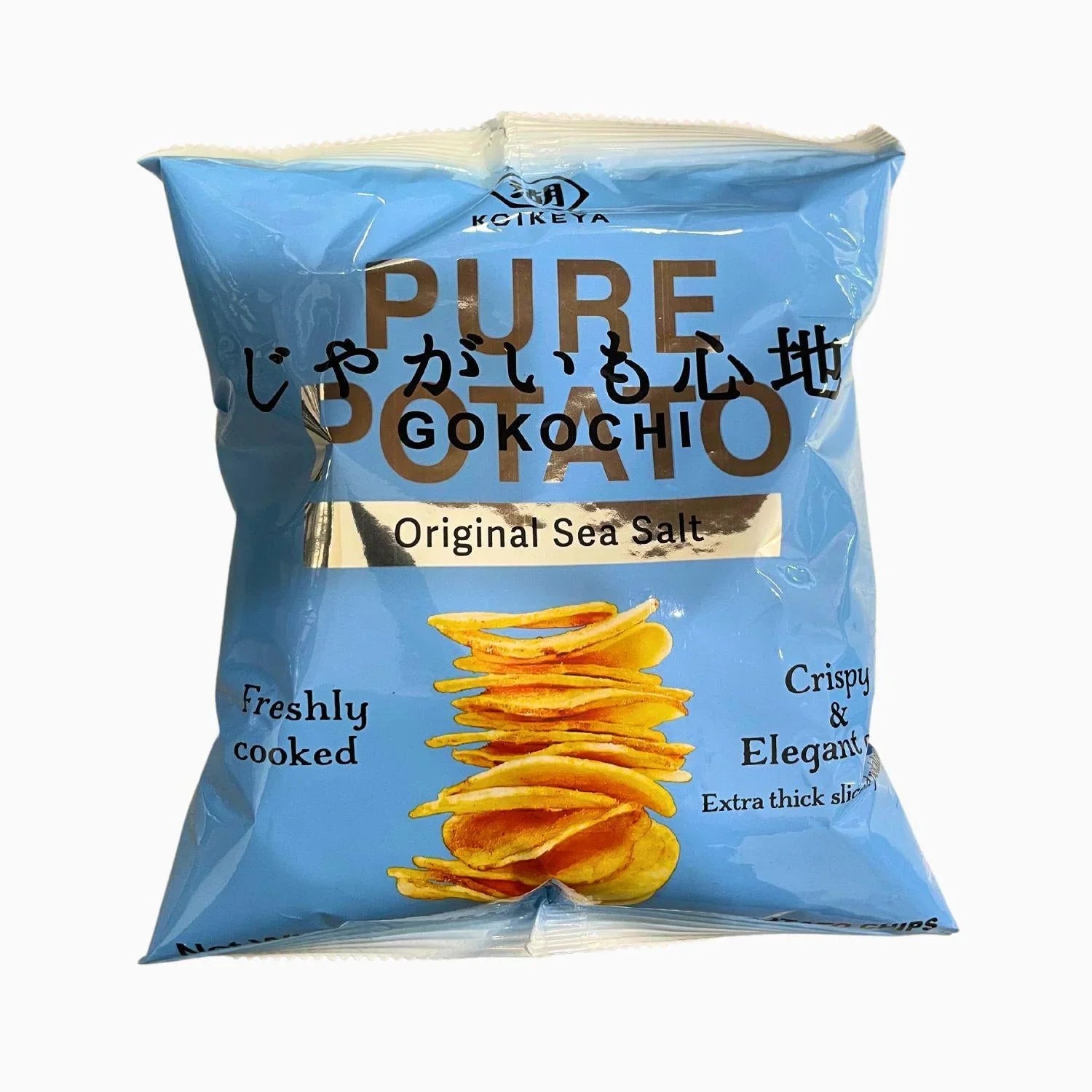 KOIKEYA PURE POTATO JAGAIMO GOKOCHI CHIPS ORIGINAL SEA SALT 1.9OZ