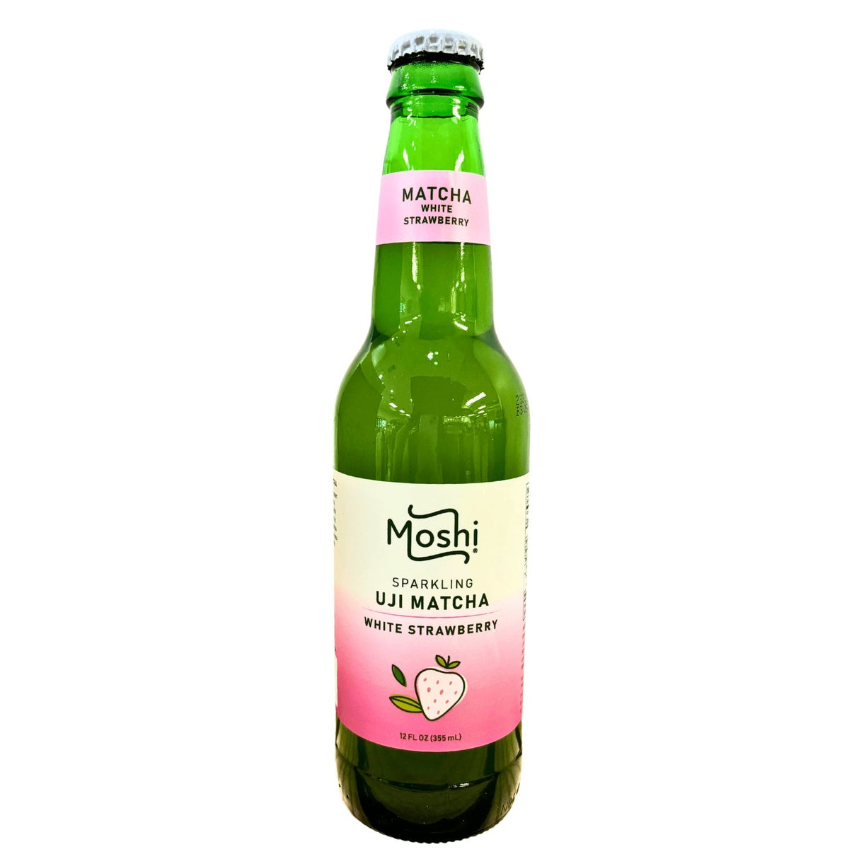 MOSHI MATCHA WHITE STRAWBERRY SPARKLING 12FLOZ/355ML