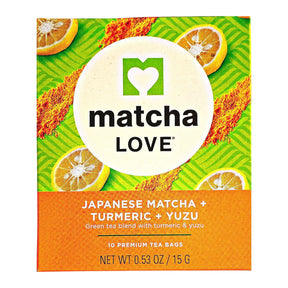 EXPRING ON 3/13/2024 ITOEN MATCHA LOVE TEA BAG JAPANESE MATCHA AND TUMERIC AND YUZU 0.53OZ/15G