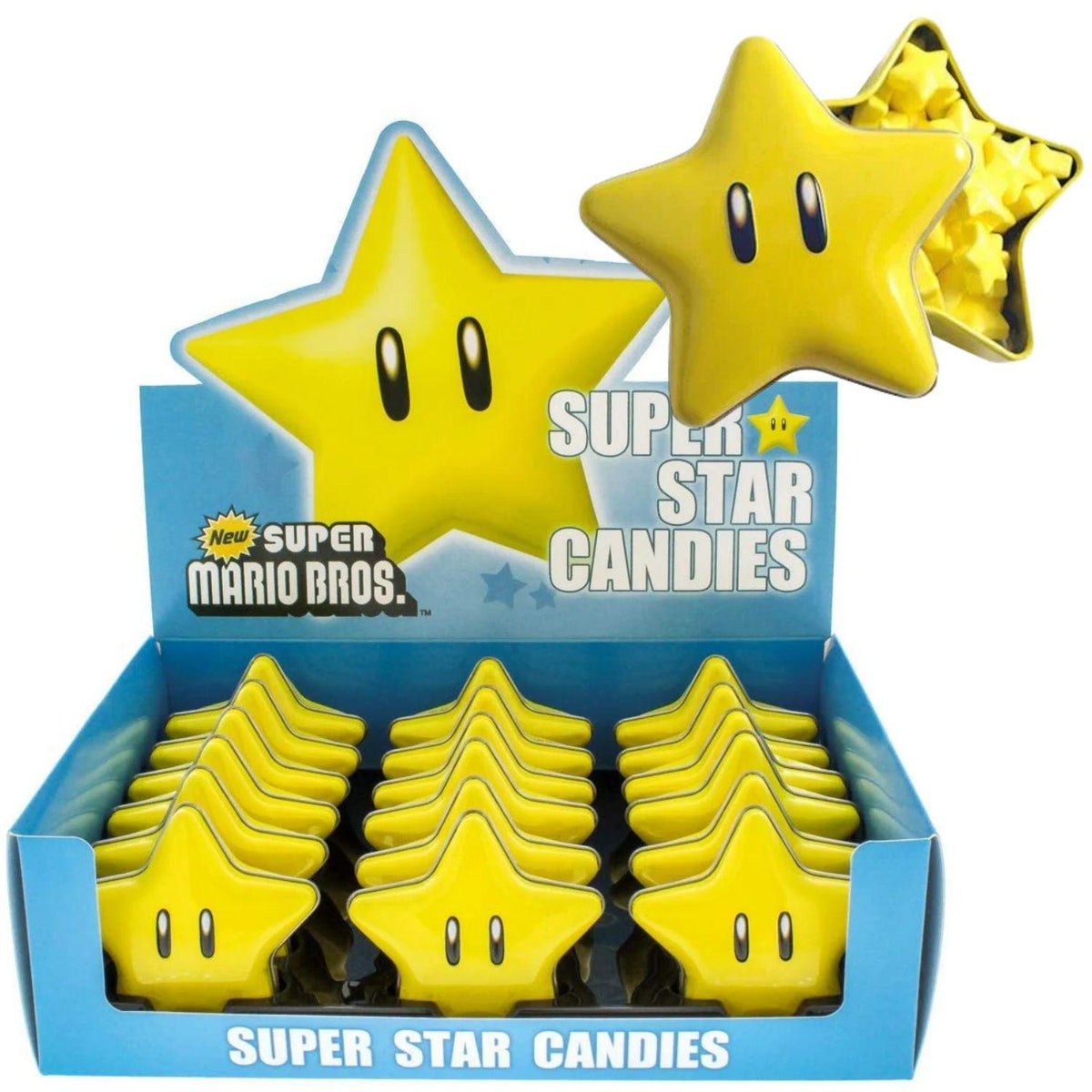 SUPER MARIO SUPER STAR CANDY TIN 1PK