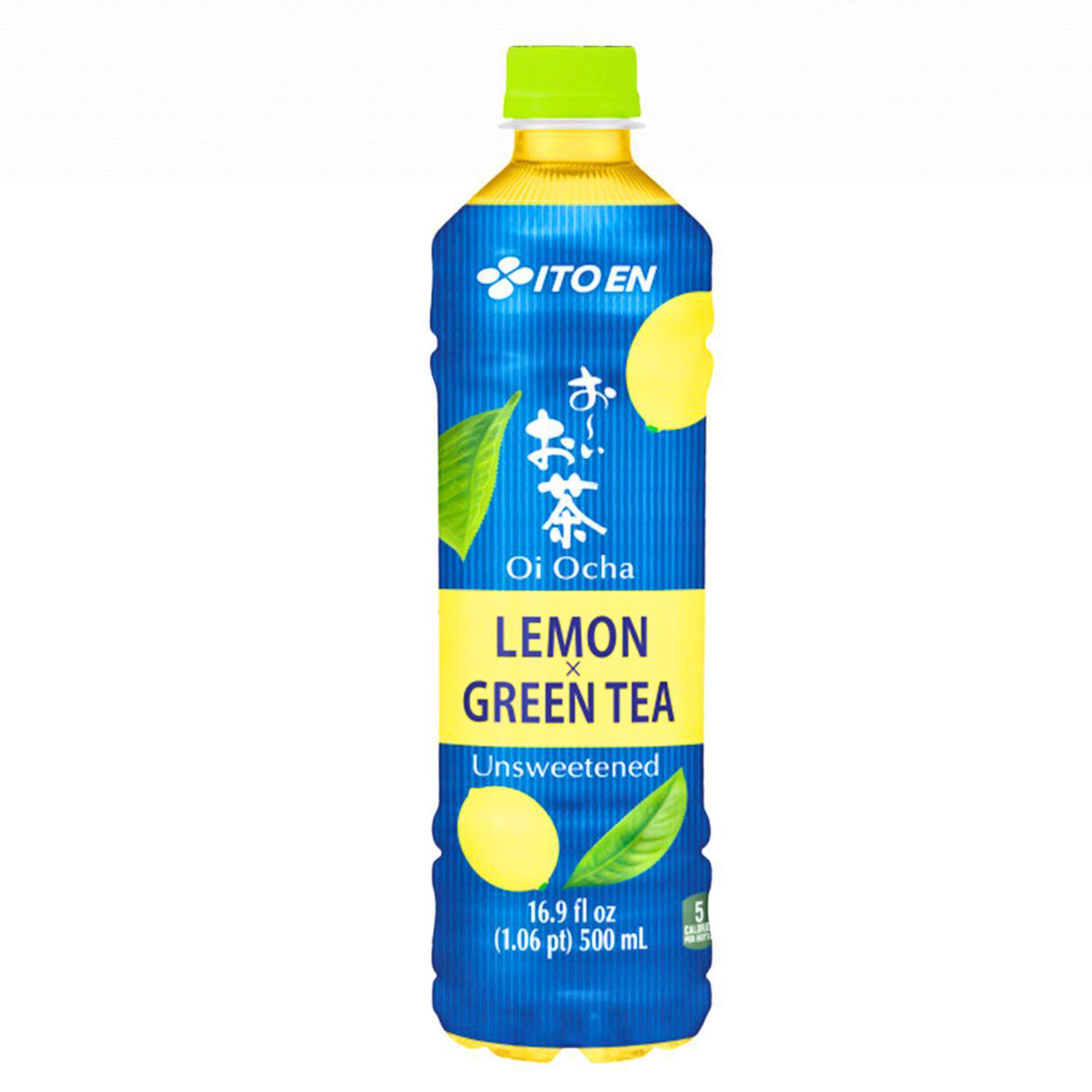 ITOEN OOI OCHA LEMON X GREEN TEA 16.9 FL OZ/500ML