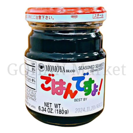 MOMOYA GOHAN DESUYO SEASONED SEAWEED 6.34OZ/180G