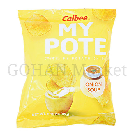 MY POTE MY POTATO CHIPS ONION SOUP 2.12OZ/60G