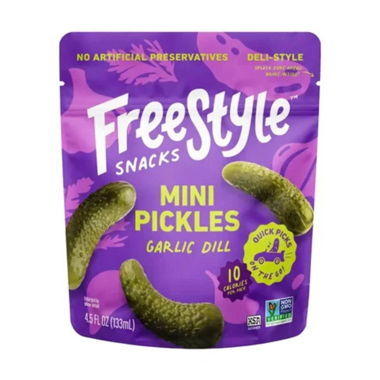 Garlic Dill Mini Pickles 4.5oz