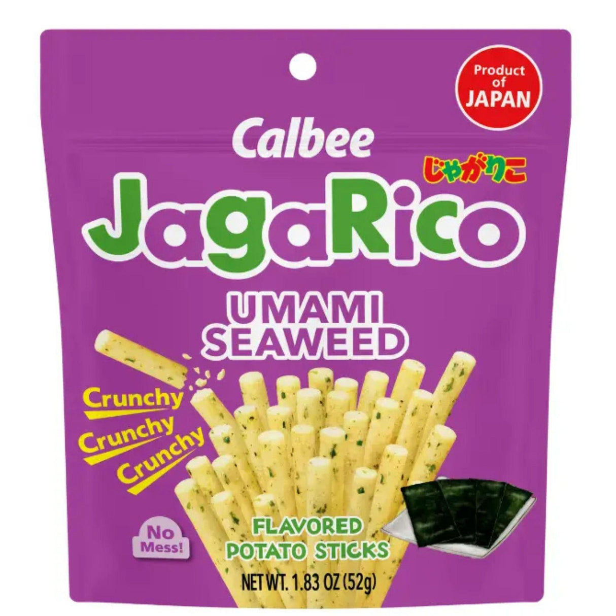 Calbee JagaRico Umami Seaweed Flavored Potato Snack 1.83oz/52g