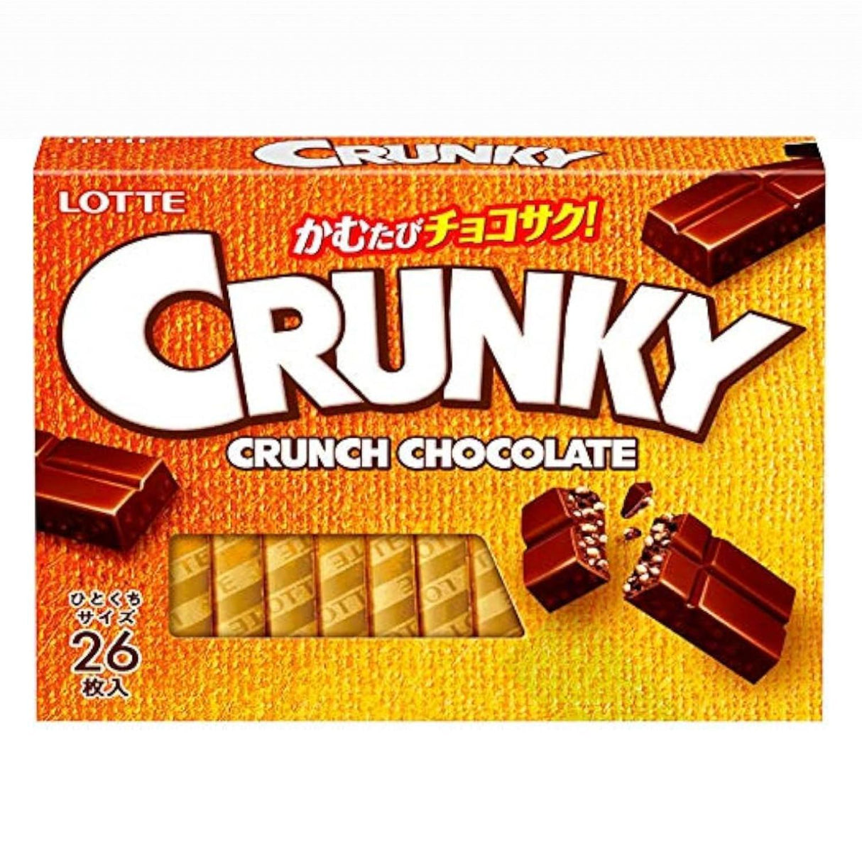LOTTE CRUNKY CHOCOLATE EXCELLENT RF 3.45OZ