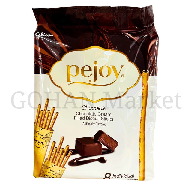 GLICO Pejoy Chocolate Cream Filled Biscuit Sticks Family Size 4.24oz/120g