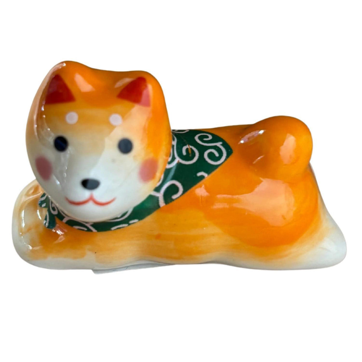 SHIBA INU PORCELAIN CHOPSTICKS REST 2”Ｌ