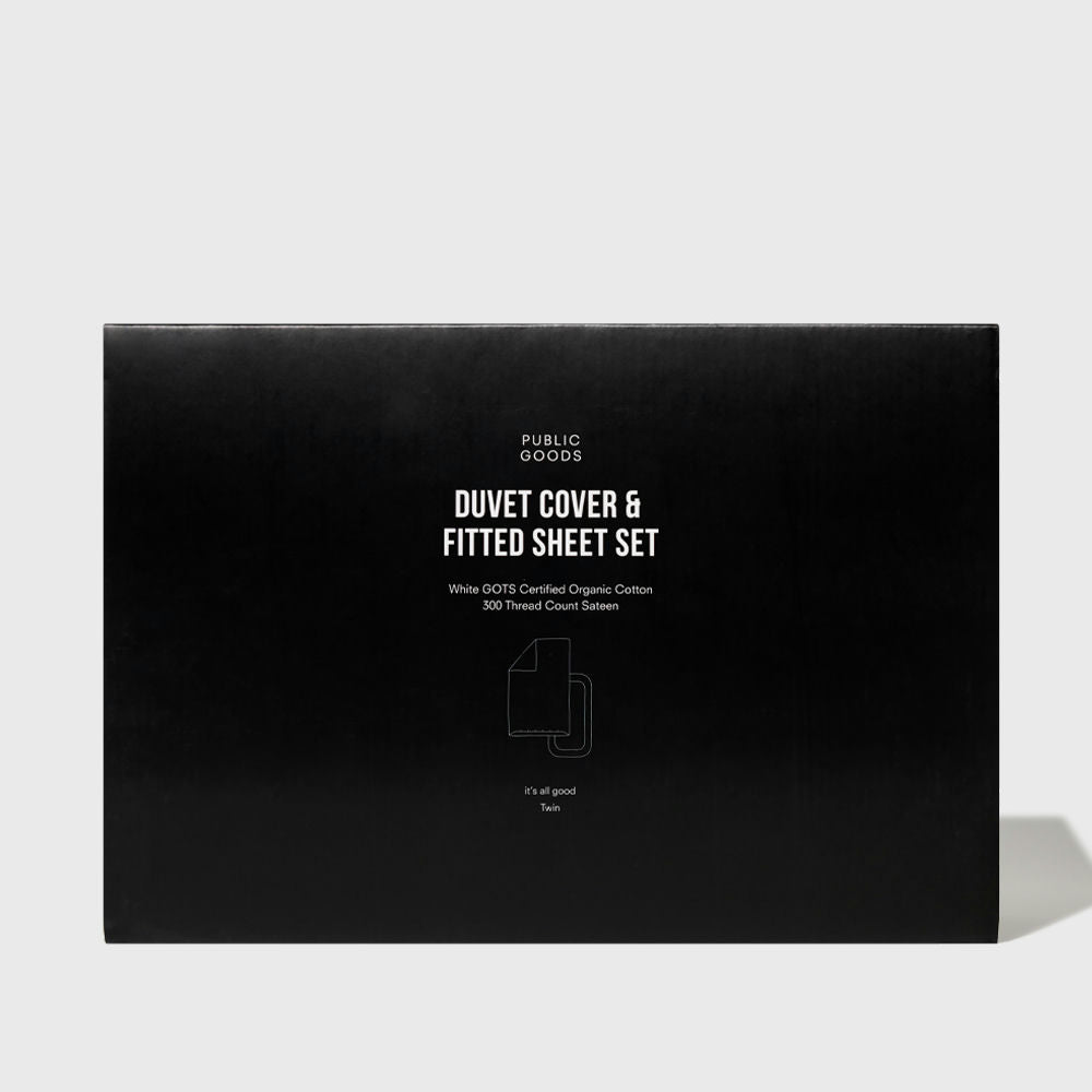 Organic Duvet Cover & Fitted Sheet Set