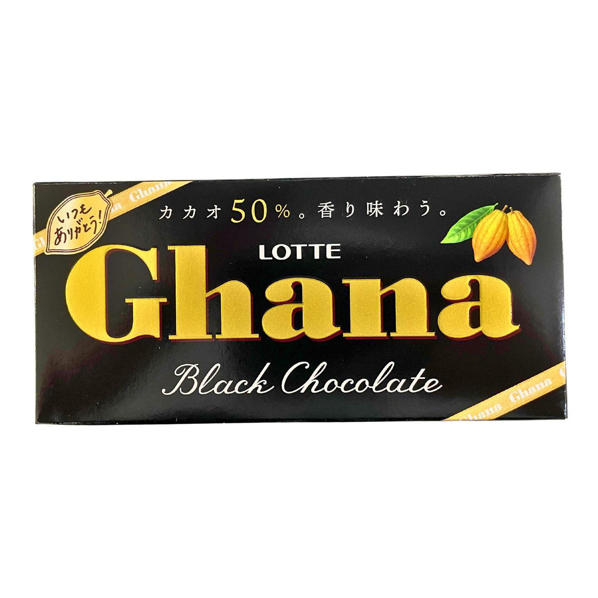 LOTTE GHANA BLACK CHOCOLATE 50G