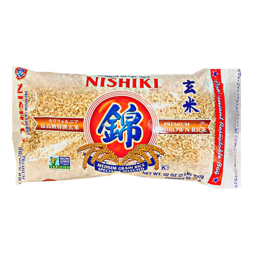 Nishiki Premium Brown Rice Medium Grain 32oz/907g - GOHAN Market