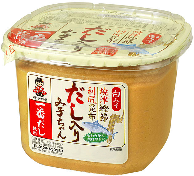 SHINSHU-ICHI DASHI IRI SHIRO MISO MIKO-CHAN ICHIBAN DASHI 29.98OZ