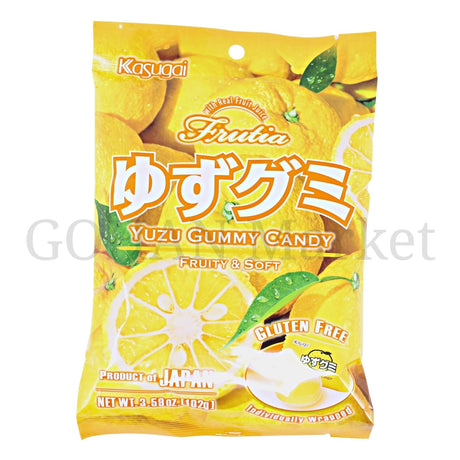 KASUGAI YUZU GUMMY CANDY 3.59OZ