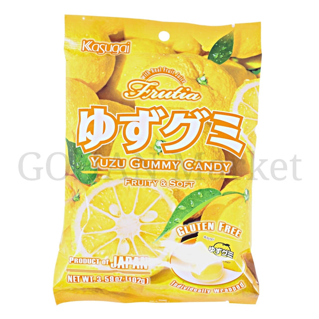 KASUGAI YUZU GUMMY CANDY 3.59OZ