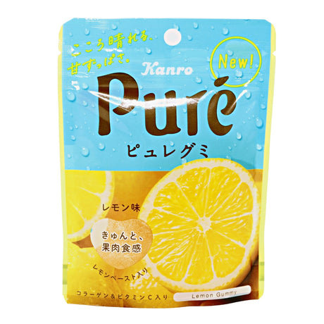 KANRO PURE GUMMY LEMON FLAVOR 1.97OZ/56G