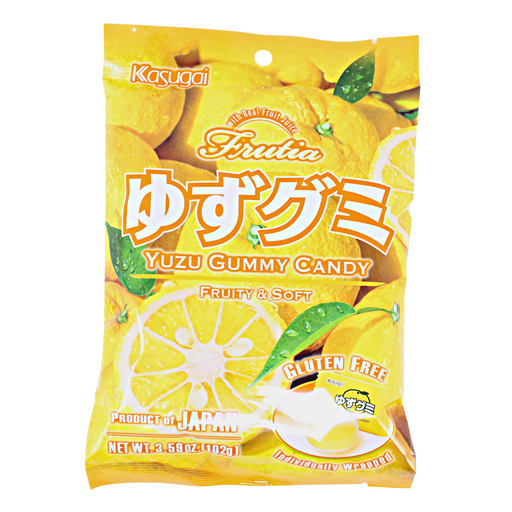 Kasugai Yuzu Gummy Candy 3.59oz - GOHAN Market