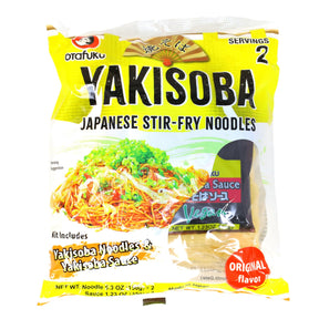OTAFUKU YAKISOBA JAPANESE STIR-FRY NOODLES 5.3OZ 150G Ã?”2 WITH YAKISOBA SAUCE1.23OZ 35G Ã?”2 MADE IN JAPAN