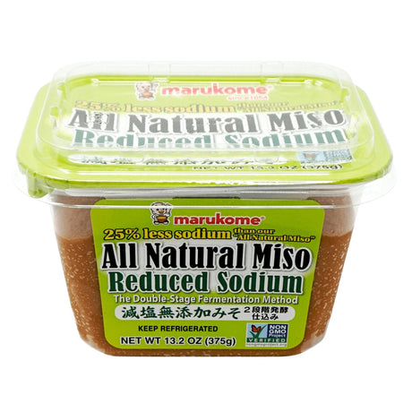 MARUKOME ALL NATURAL MISO REDUCED SODIUM - 13.2 OUNCES