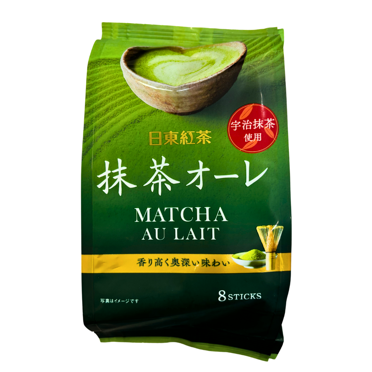 NITTO MATCHA AU LAIT 8 STICKS 3.383OZ/96G