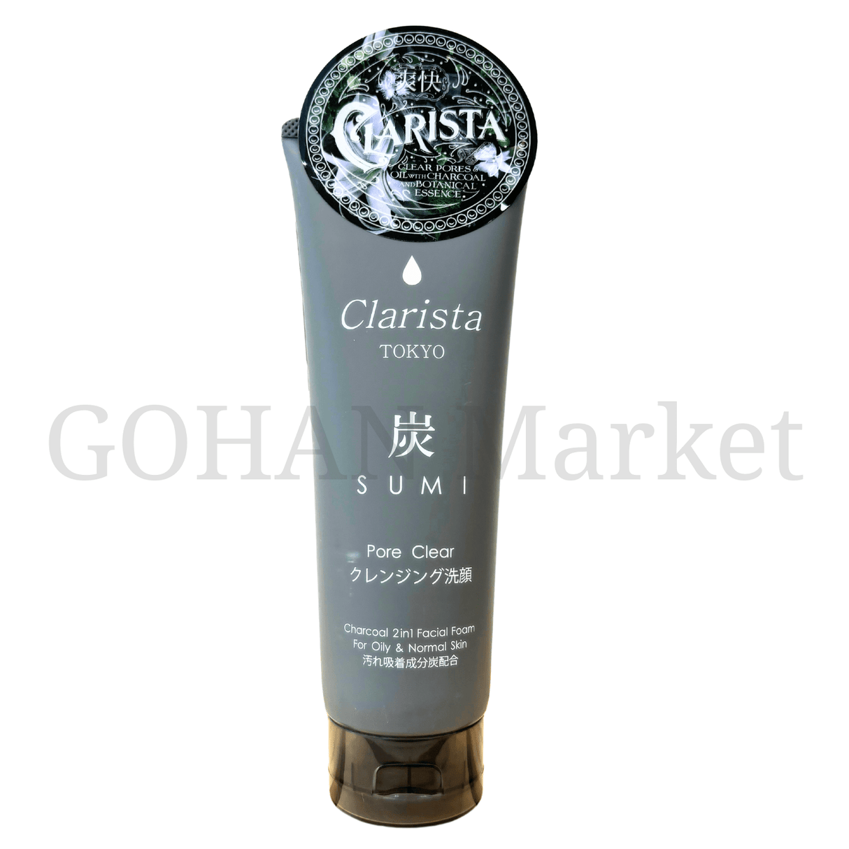 KUMANO YUSHI CLARISTA CHARCOAL 2 IN 1 FACIAL FOAM 5.6OZ