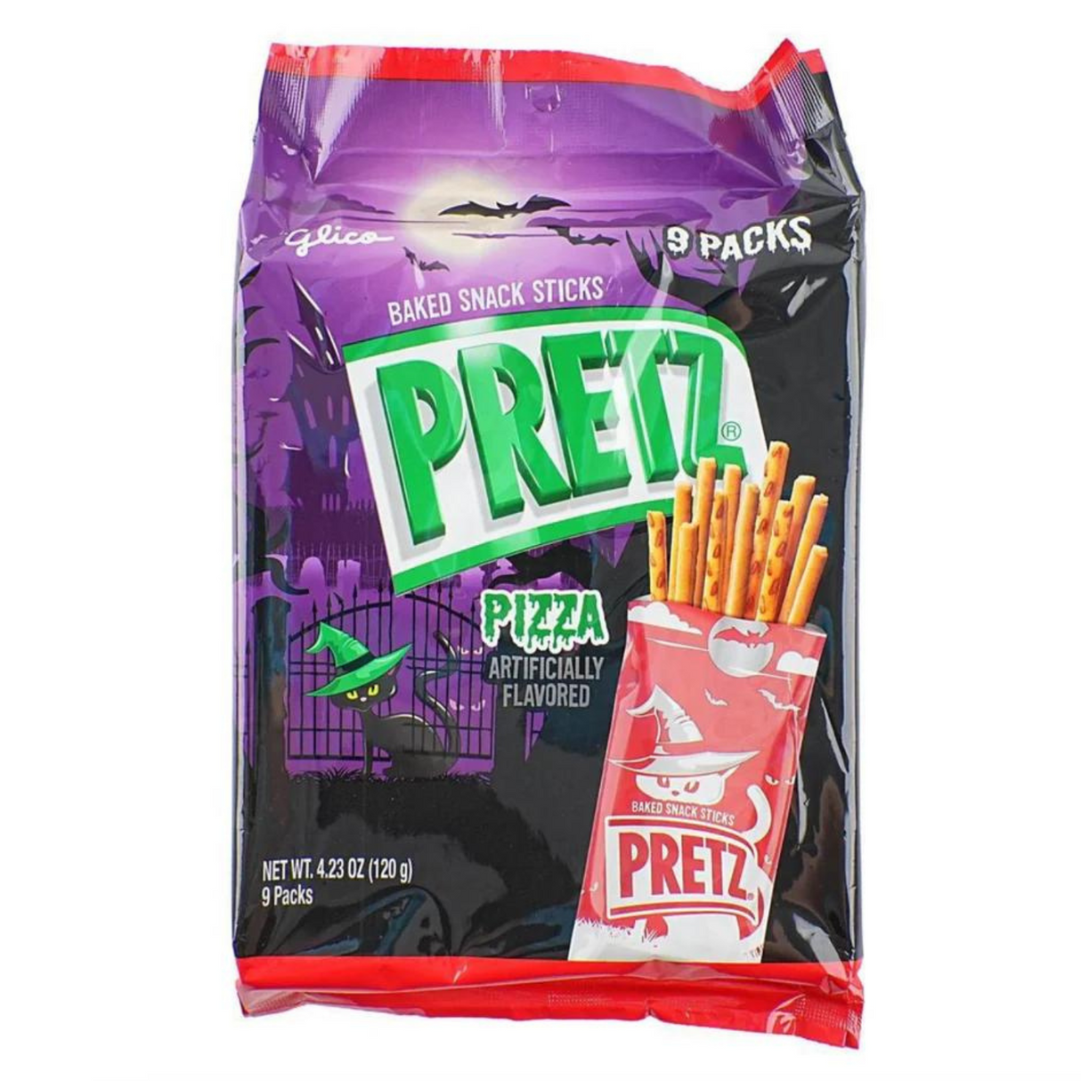 GLICO PRETZ HALLOWEEN PIZZA 4.23OZ/120G