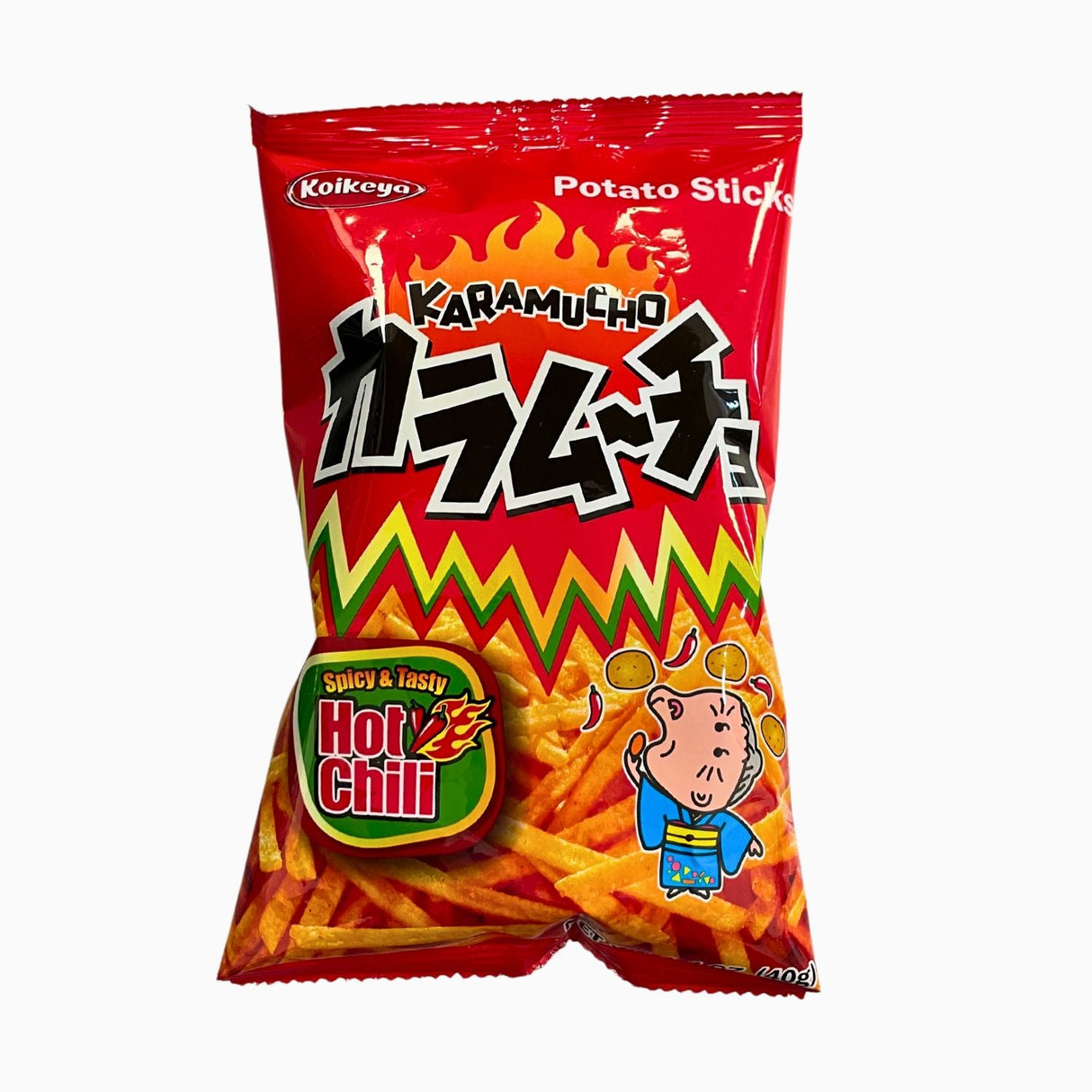 Expiring on 11/04/2024 KOIKEYA KARAMUCHO POTATO STICK CHILI 1.4OZ