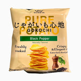 PURE POTATO JAGAIMO GOKOCHI CHIPS BLK PEPPER 1.9OZ/54G