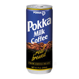 REAL BREWED MILK COFFEE BLUE CAN POKKA 8.1FLOZ 240ML