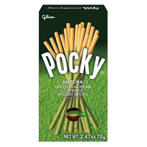 GLICO POCKY MATCHA GREEN TEA COATED BISCUIT STICKS 2.47OZ/70G - GOHAN Market