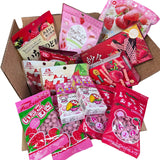 The Strawberry Lover's Japanese Snack Box + GOHAN market original Shopping Tote Large.