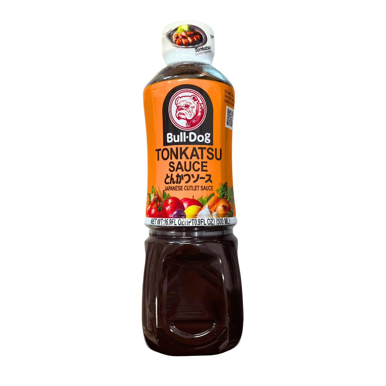 BULLDOG VEGETABLE AND FRUIT SAUCE TONKATSU SAUCE 16.91FL OZ/500ML