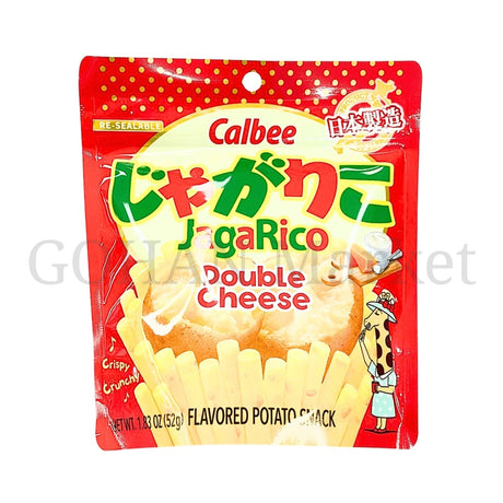 CALBEE JAGARICO DOUBLE CHEESE FLAVORED POTATO SNACK 1.83OZ/52G