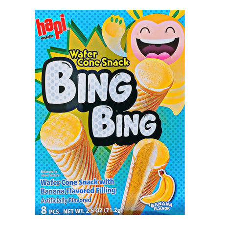 HAPI BING BING CONE SNACK BANANA