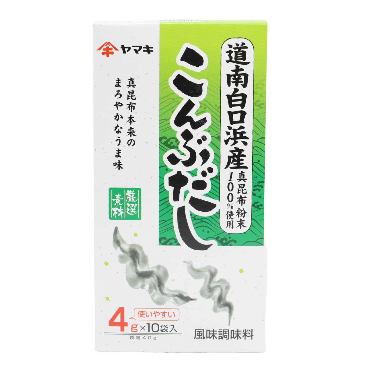 YAMAKI HOKKAIDO KOMBU DASHI SEASONING POWDER 4G X 10P 1.4OZ/40G