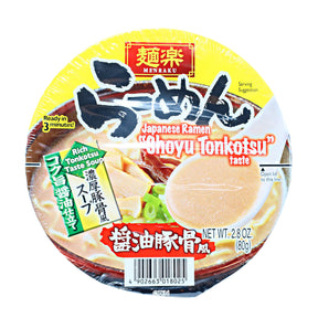 MENRAKU JAPANESE RAMEN SHOYU TONKOTSU 2.80OZ/80G