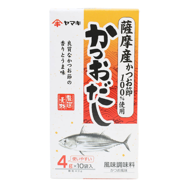 YAMAKI SATSUMA KATSUO DASHI SEASONING POWDER 4G X 10P 1.4OZ/40G