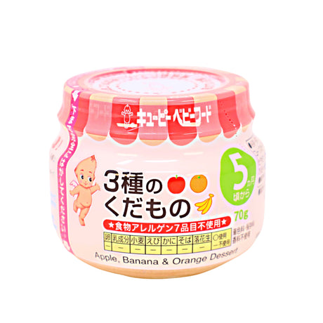 KEWPIE BABY FOODS 3 SHU NO KUDAMONO 2.46OZ/70G