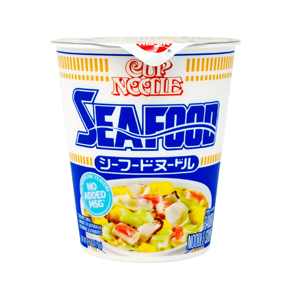 NISSIN CUP NOODLE SEAFOOD 2.7OZ/76G