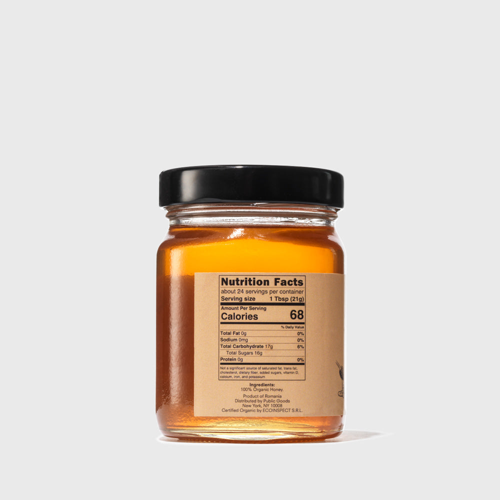 Organic Wildflower Raw Honey