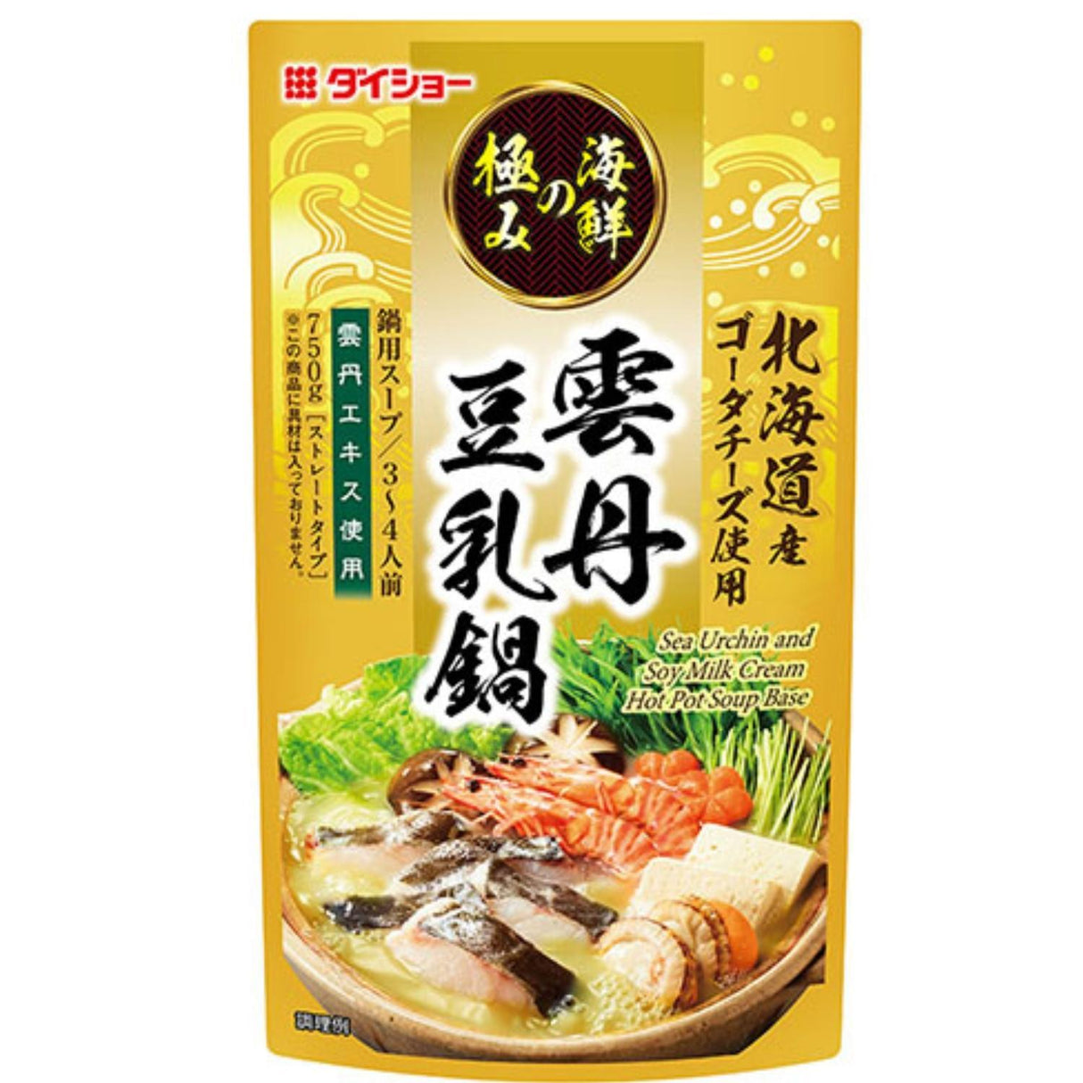 DAISHO UNI TONYU NABE SOUP 1.65LB/750G