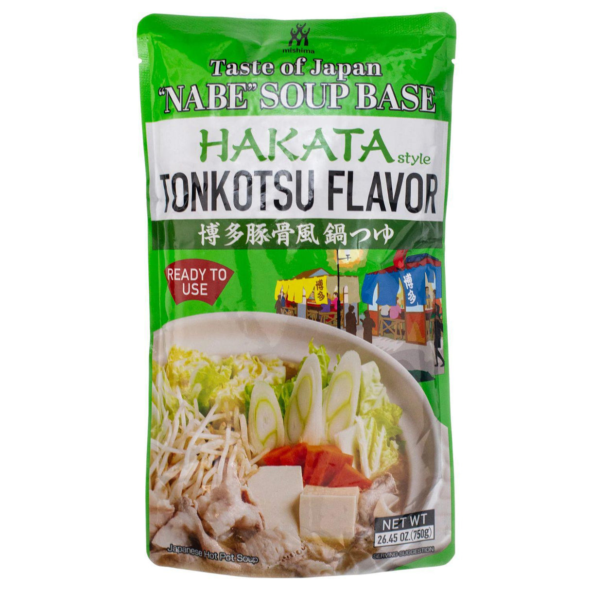 MISHIMA HAKATA TONKOTSU FLAVOR NABE SOUP 26.45OZ/750G