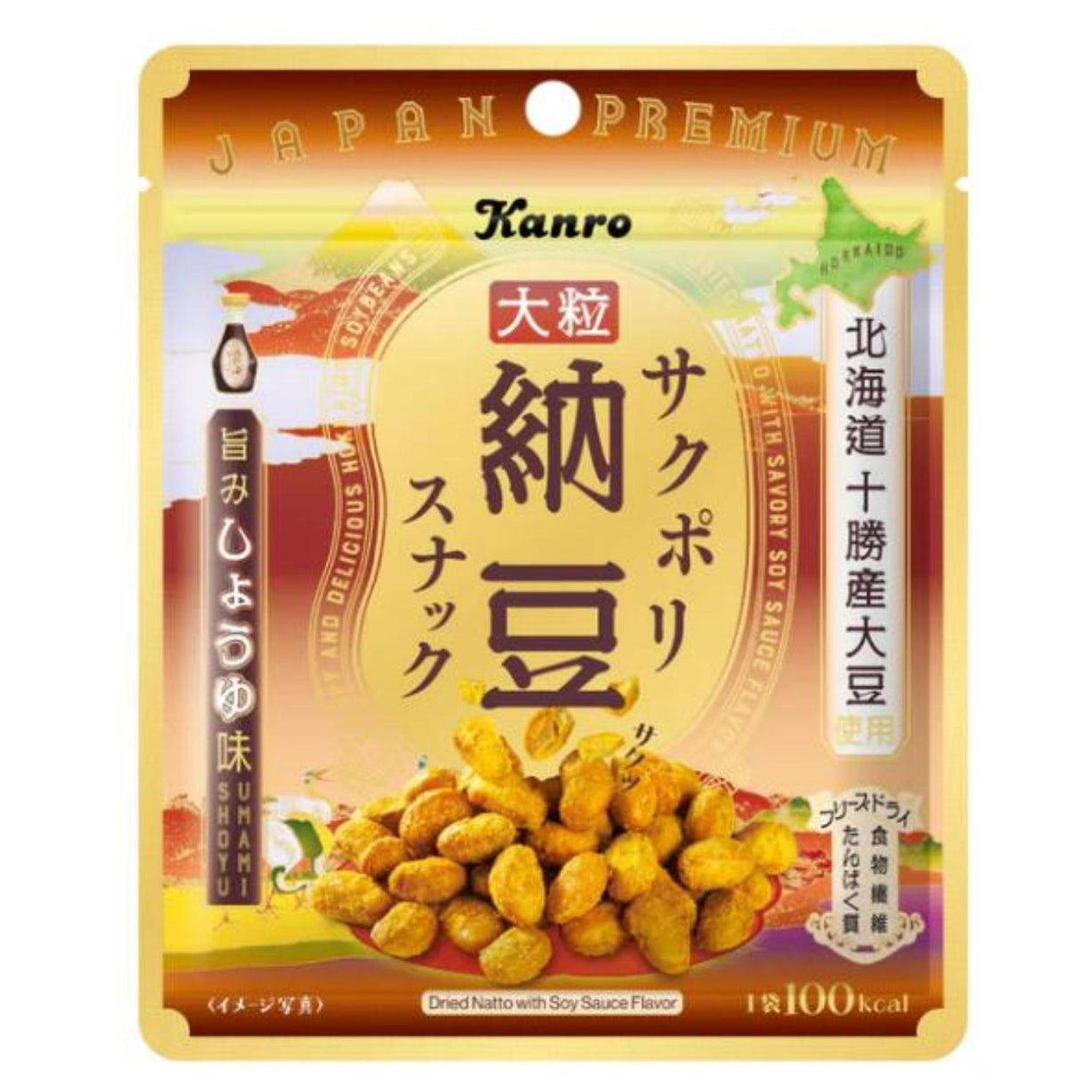 KANRO SAKUPORI NATTO SHOYU