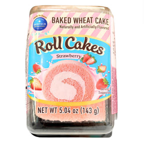 SWEETS ROLL CAKE STRAWBERRY 5P 5.36OZ/152G - GOHAN Market