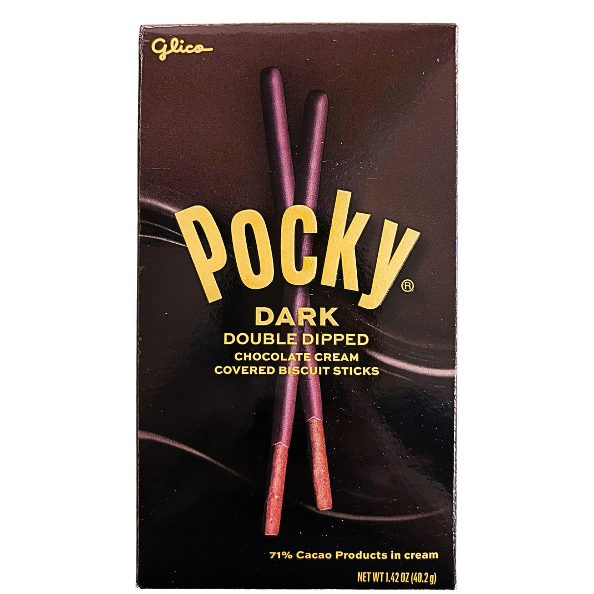 GLICO POCKY DARK DOUBL DIPPED CHOCOLATE 1.71OZ/48.5G Copy