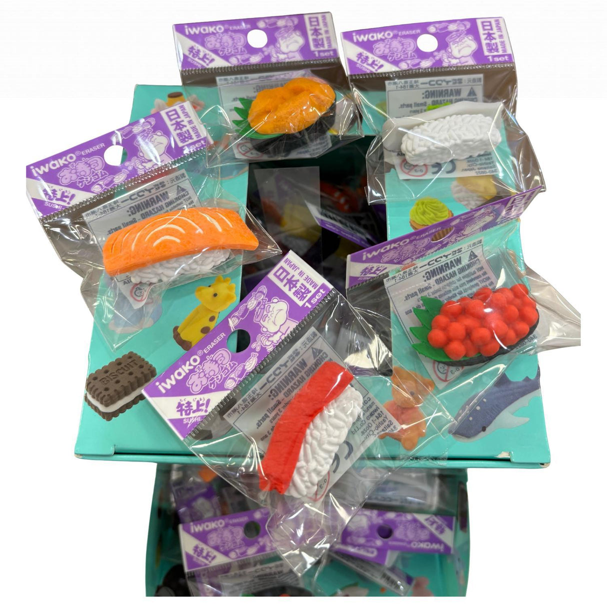 Iwako Sushi Eraser 1P