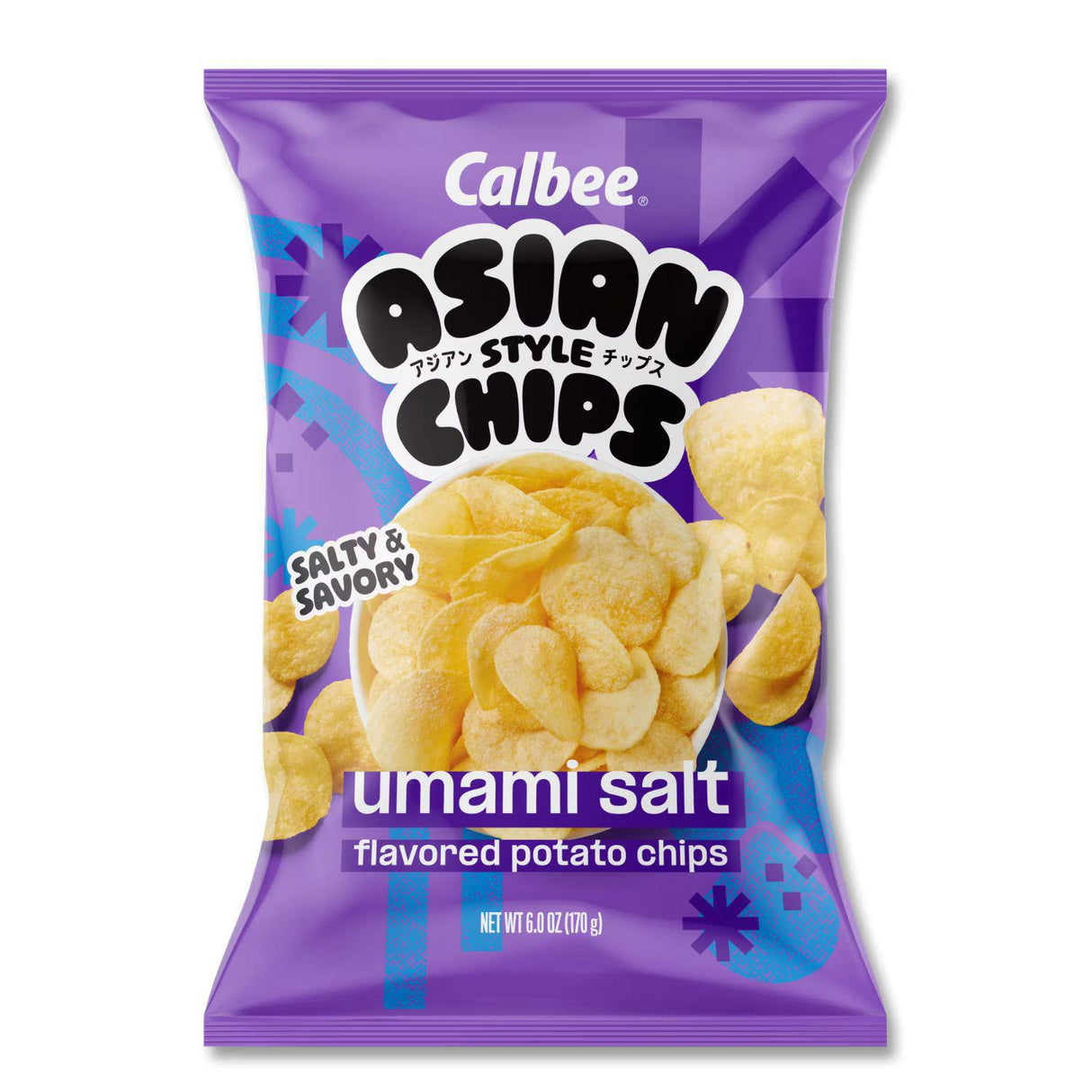 CALBEE ASIAN STYLE CHIPS UMAMI SALT 6.00 OZ